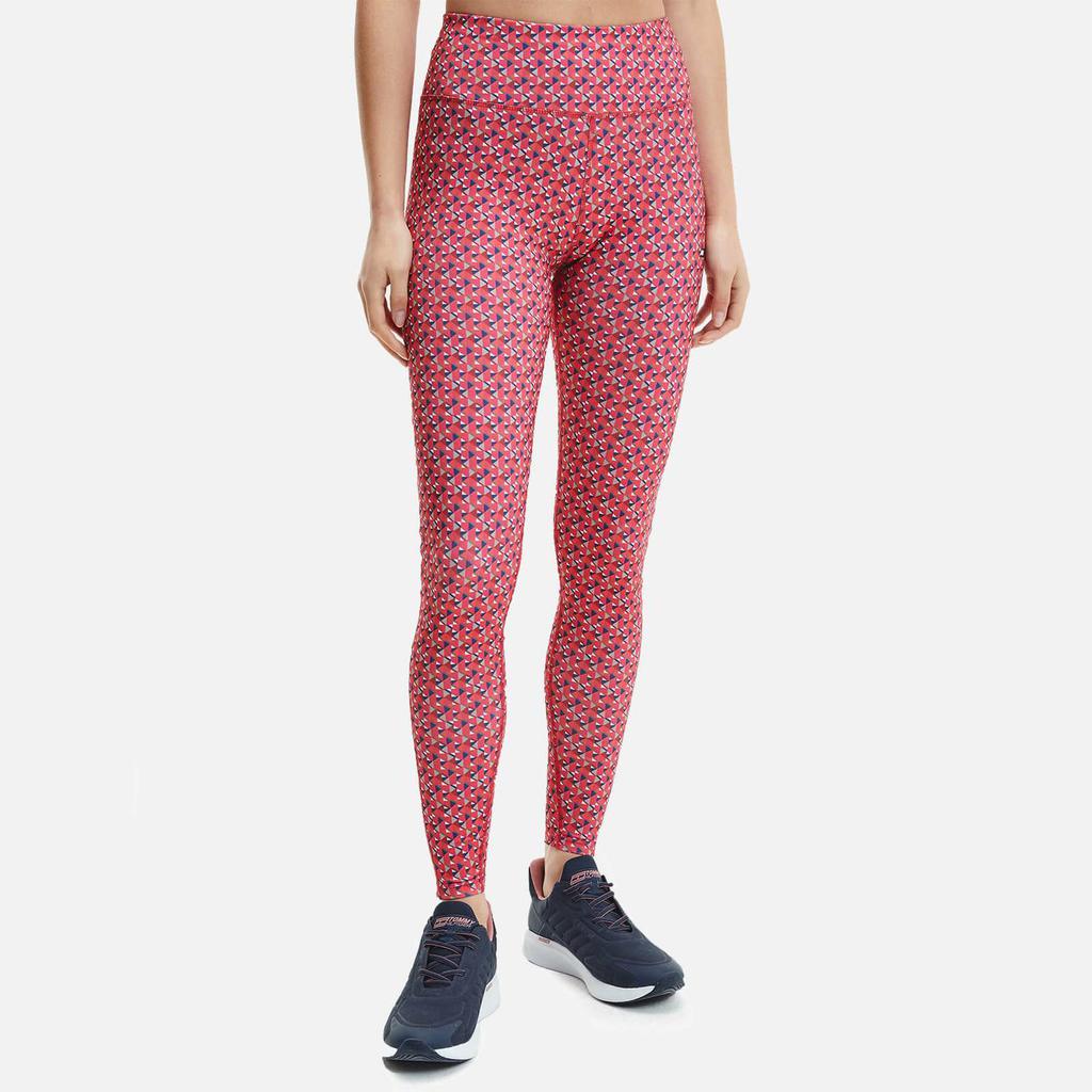 Tommy Sport Women's Rw Aop Leggings - Small Island Geo Pink商品第1张图片规格展示