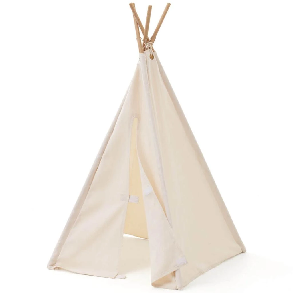 商品Kids Concept|Kids Concept Mini Tipi Tent - Off White,价格¥346,第1张图片