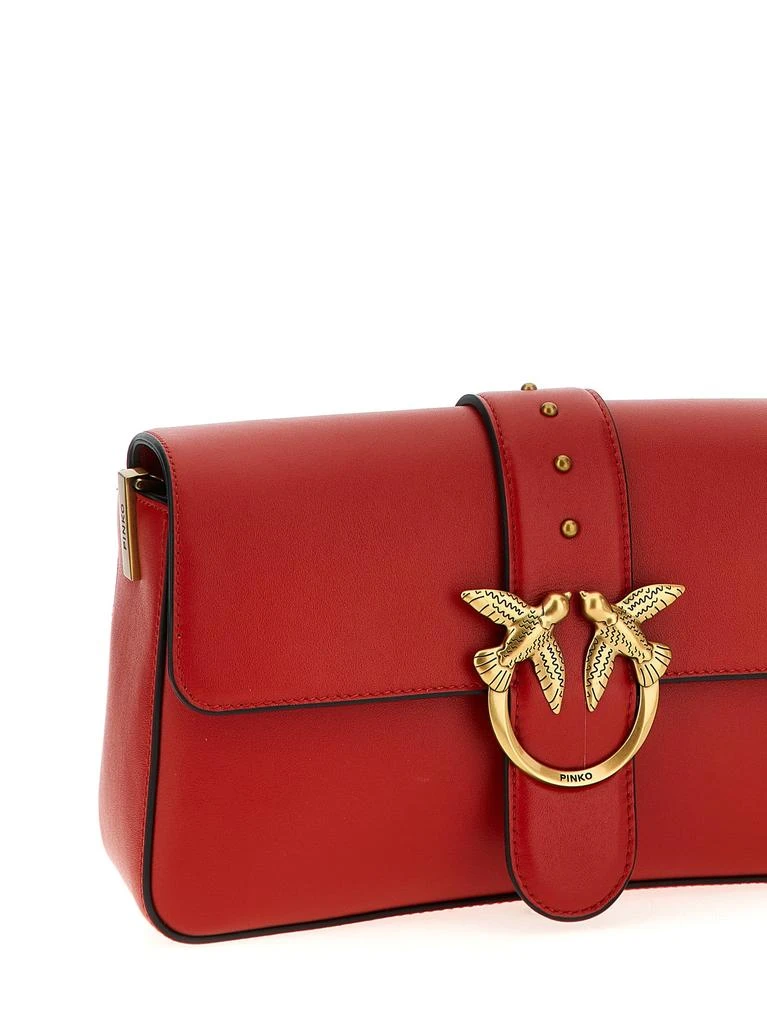 商品PINKO|Love One Classic Crossbody Bags Red,价格¥1785,第4张图片详细描述