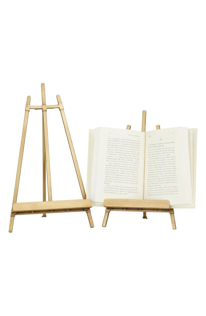 商品SONOMA SAGE HOME|Goldtone Metal Traditional Easel with Foldable Stand - Set of 2,价格¥258,第1张图片