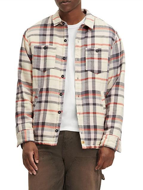 Braxton Plaid Shirt Jacket商品第1张图片规格展示