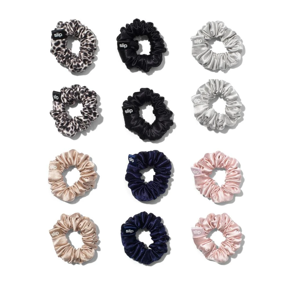 商品Slip|Slip Pure Silk Minnie Scrunchies,价格¥374,第3张图片详细描述