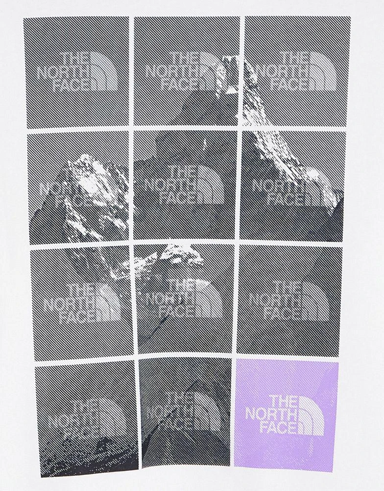 商品The North Face|The North Face Repetitive Mountain t-shirt in white Exclusive at ASOS,价格¥156,第4张图片详细描述