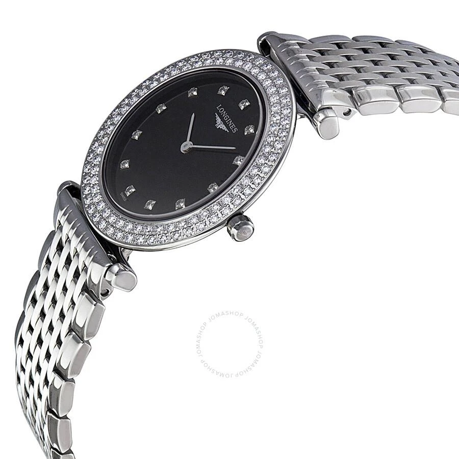 商品Longines|La Grande Classique Black Dial Stainless Steel Ladies Watch L43080576,价格¥21830,第2张图片详细描述