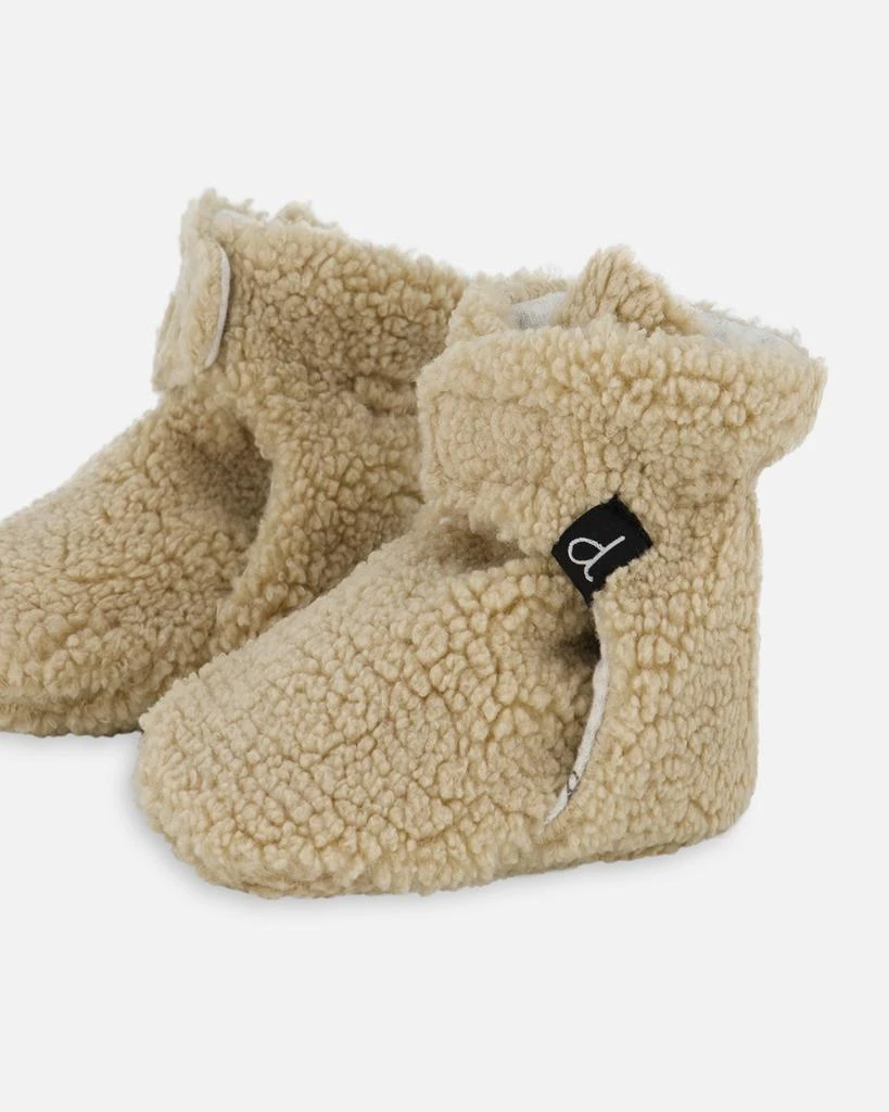 商品Deux par Deux|Sherpa Slippers Sand,价格¥239,第1张图片