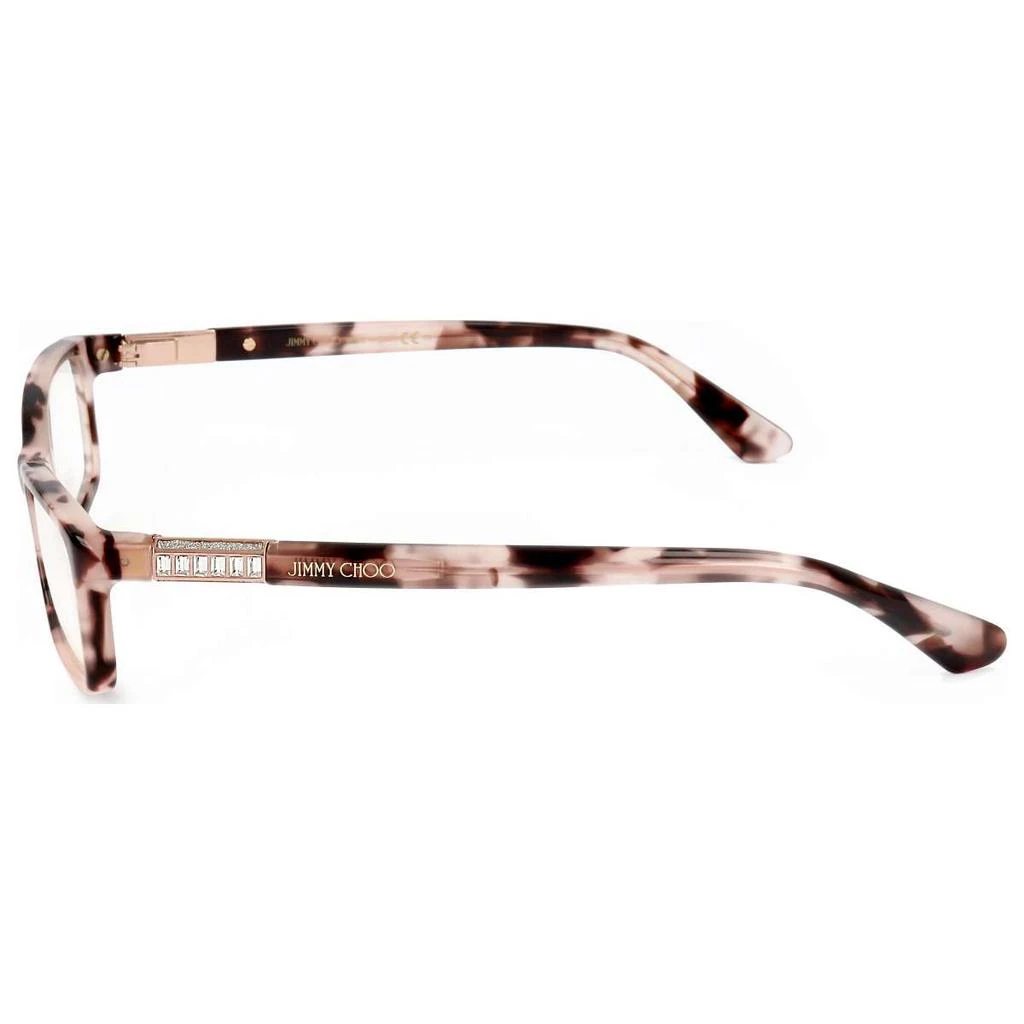 商品Jimmy Choo|Jimmy Choo Women's Pink Rectangular Opticals,价格¥596,第3张图片详细描述