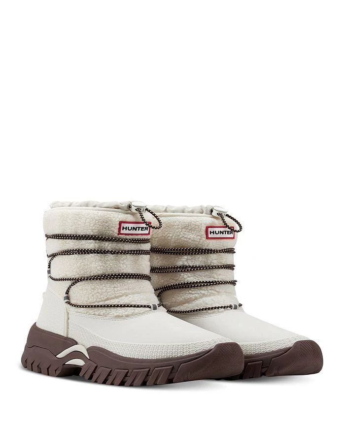 商品Hunter|Women's Wanderer Faux Fur & Suede Short Cold Weather Boots,价格¥1468,第5张图片详细描述
