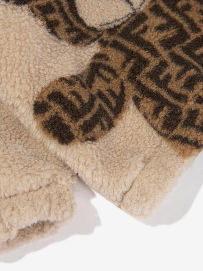 商品Fendi|Fendi Baby Wool Bear Hoodie in Beige,价格¥4239,第4张图片详细描述