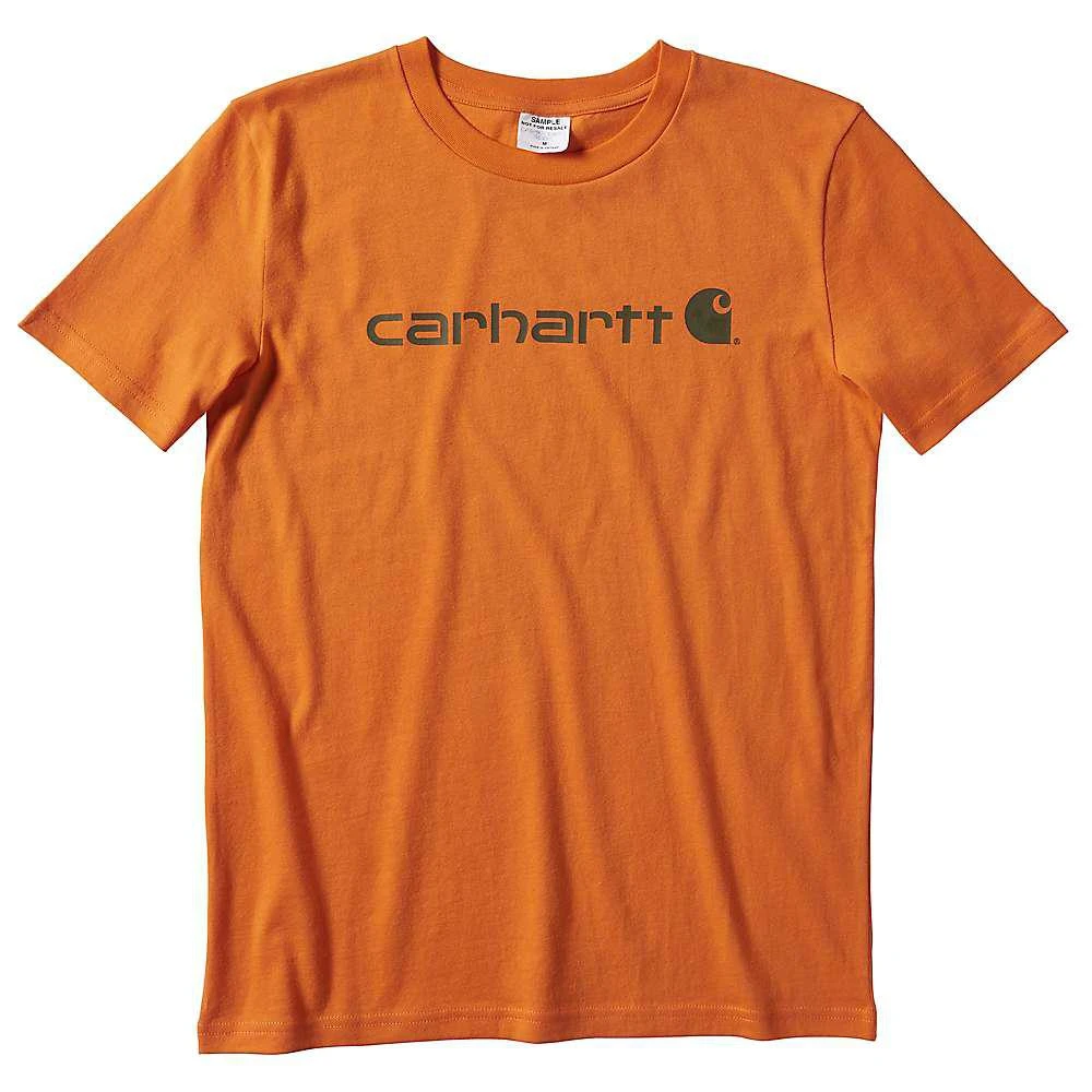 商品Carhartt|Carhartt Boys' Knit SS Crewneck Logo T-Shirt,价格¥100,第1张图片