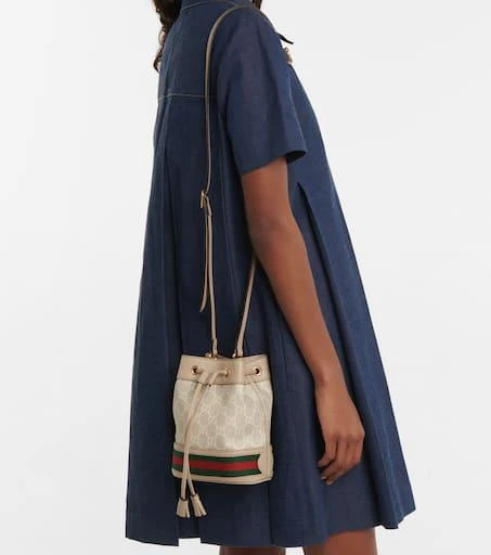 商品Gucci|Ophidia Mini GG bucket bag,价格¥14184,第2张图片详细描述