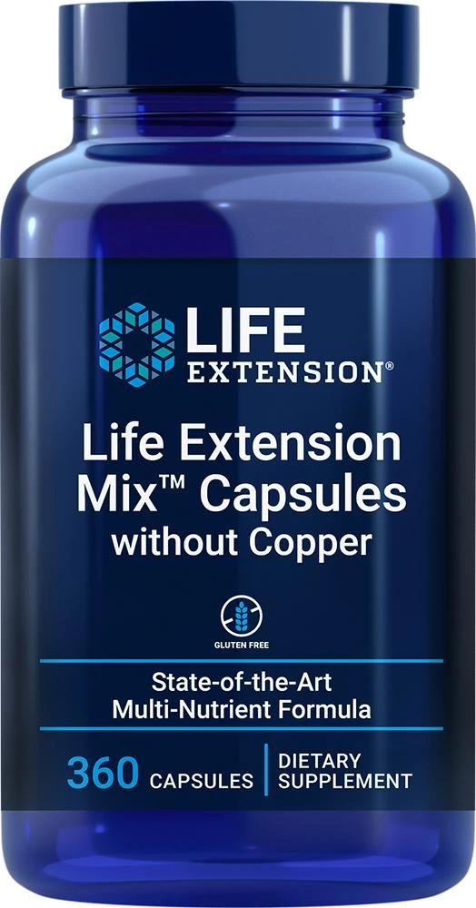 商品Life Extension|Life Extension Mix™ without Copper (360 capsules),价格¥424,第1张图片