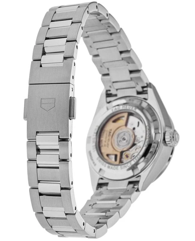 商品TAG Heuer|Tag Heuer Carrera Automatic Mother of Pearl Diamond Bezel Steel Women's Watch WBN2414.BA0621,价格¥36979,第4张图片详细描述