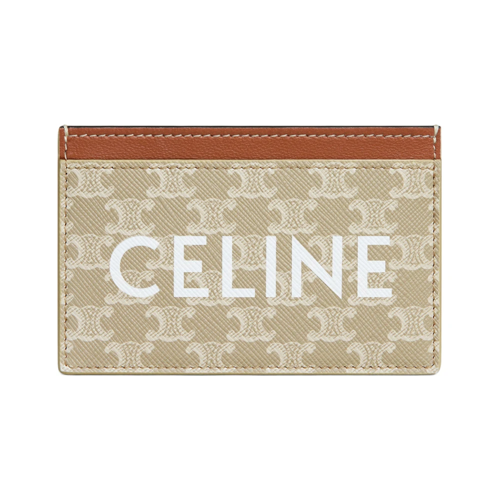 商品Celine|CELINE 卡其色女士卡夹 10B702FI9-02GR,价格¥1790,第1张图片