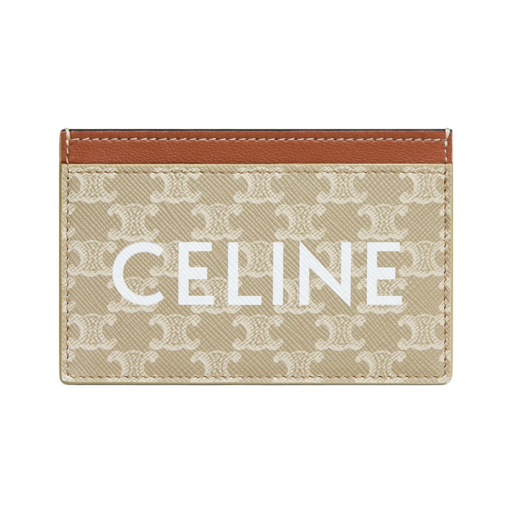 商品Celine|CELINE 卡其色女士卡夹 10B702FI9-02GR,价格¥2320,第1张图片