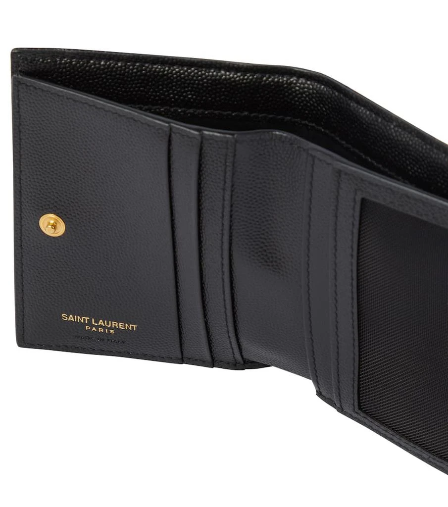 商品Yves Saint Laurent|Monogram zipped leather wallet,价格¥3743,第2张图片详细描述