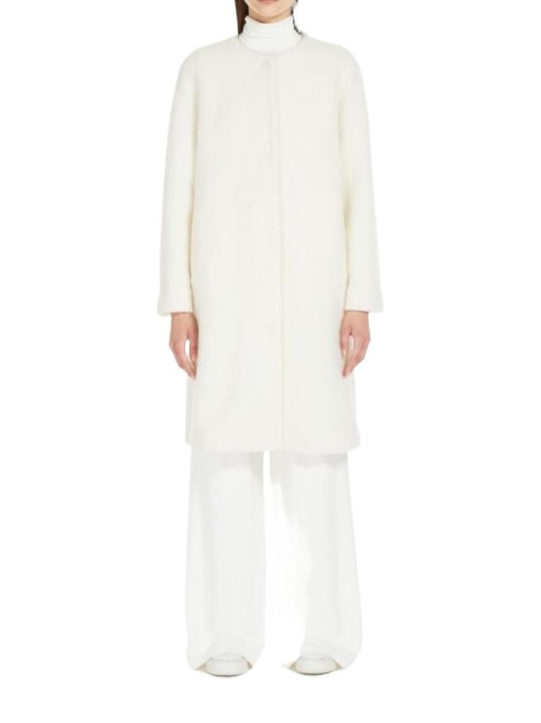 Max Mara Women's  White Other Materials Coat商品第2张图片规格展示