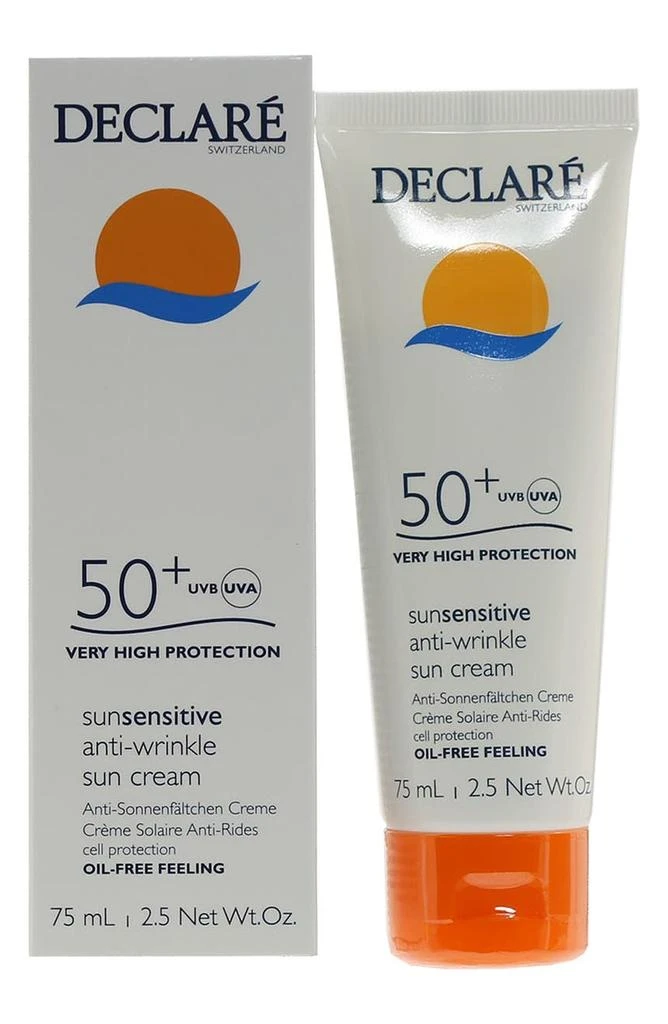 商品DECLARE|Sun Sensitive Anti Wrinkle Sunscreen - SPF 50,价格¥188,第1张图片