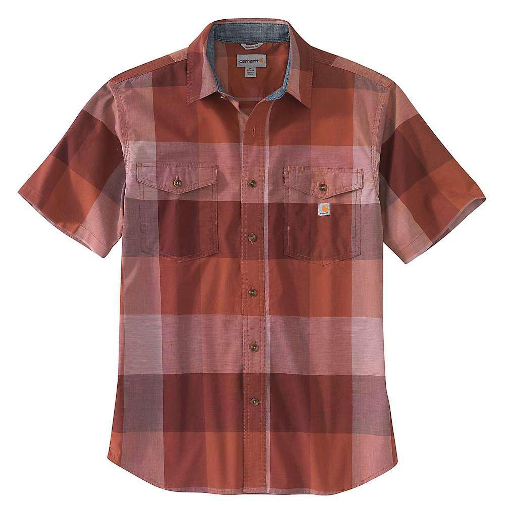 商品Carhartt|Men's Rugged Flex Relaxed Fit Lightweight SS Plaid Shirt,价格¥182,第4张图片详细描述