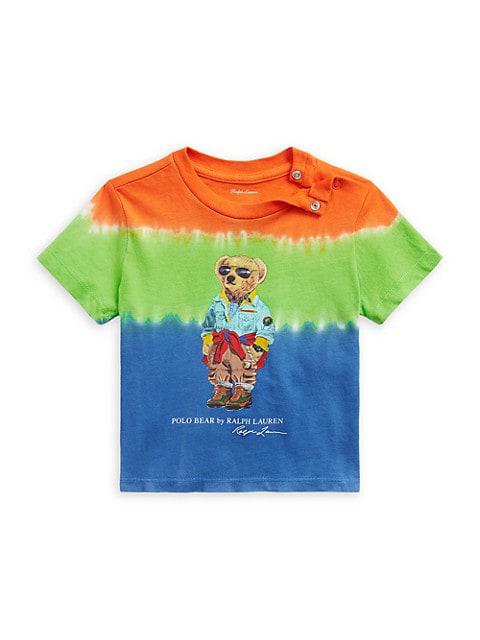 Baby Boy's Polo Bear Tie-Dye T-Shirt商品第1张图片规格展示