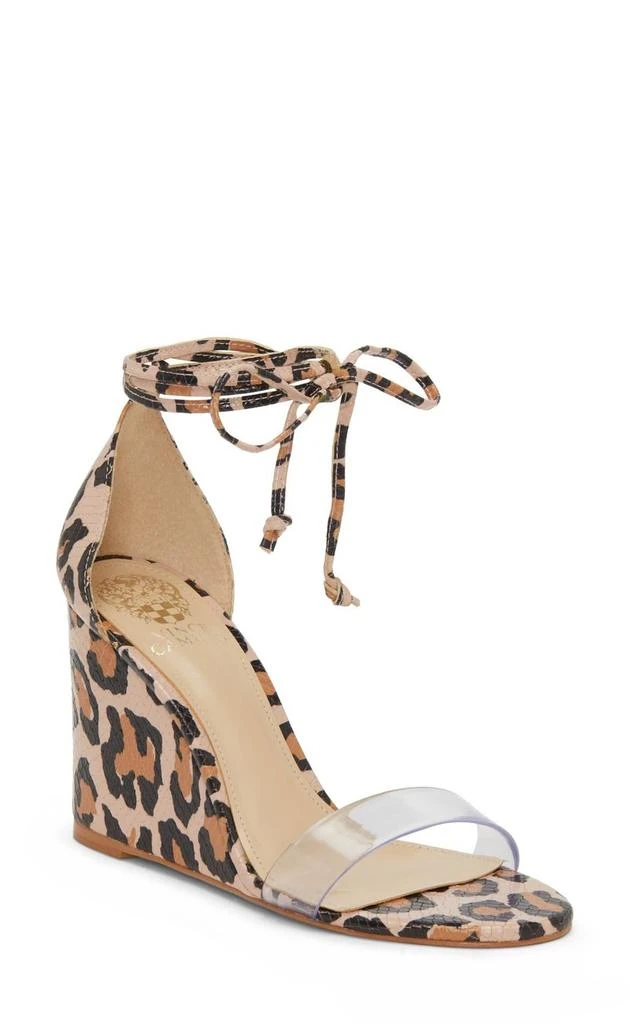商品Vince Camuto|Stassia Wraparound Wedge Sandal,价格¥491,第1张图片