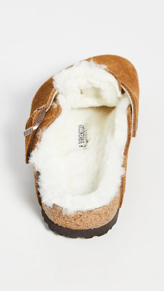 商品Birkenstock|Birkenstock Boston 连毛羊皮木底鞋,价格¥1262,第4张图片详细描述