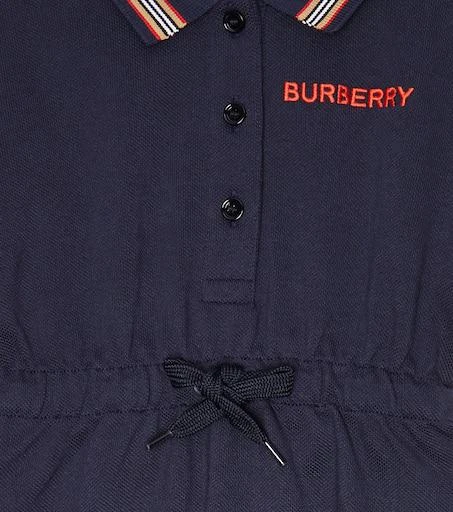 商品Burberry|Baby Icon Stripe cotton polo dress,价格¥1975,第3张图片详细描述