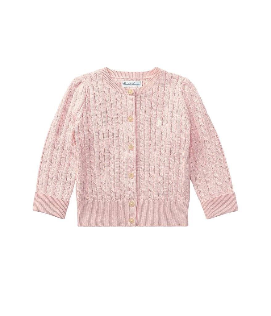 商品Ralph Lauren|Cable-Knit Cotton Cardigan (Infant),价格¥281,第1张图片