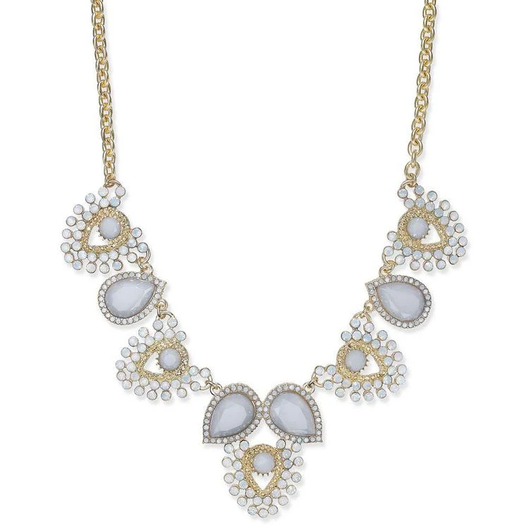 商品INC International|I.N.C. Gold-Tone Multi-Stone Statement Necklace, Created for Macy's,价格¥88,第1张图片