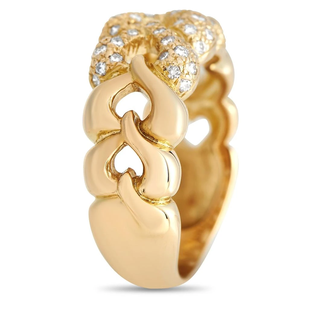 商品[二手商品] Van Cleef & Arpels|Van Cleef & Arpels 18K Yellow Gold Diamond Heart Ring,价格¥22837,第2张图片详细描述