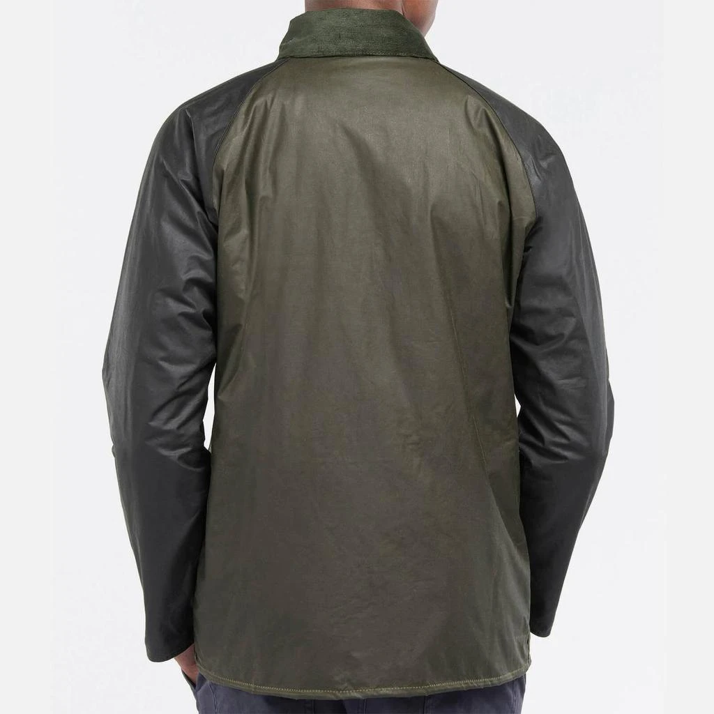商品Barbour|Barbour Beacon Men's Summer Bedale Wax Jacket - Patch Archive Olive,价格¥1155,第2张图片详细描述