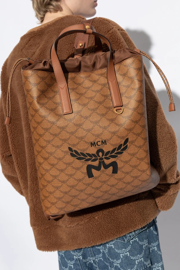 商品【商品预售7天发货】 MCM|MCM 男士双肩包 MMKEAAC01CO 棕色,价格¥3588,第5张图片详细描述