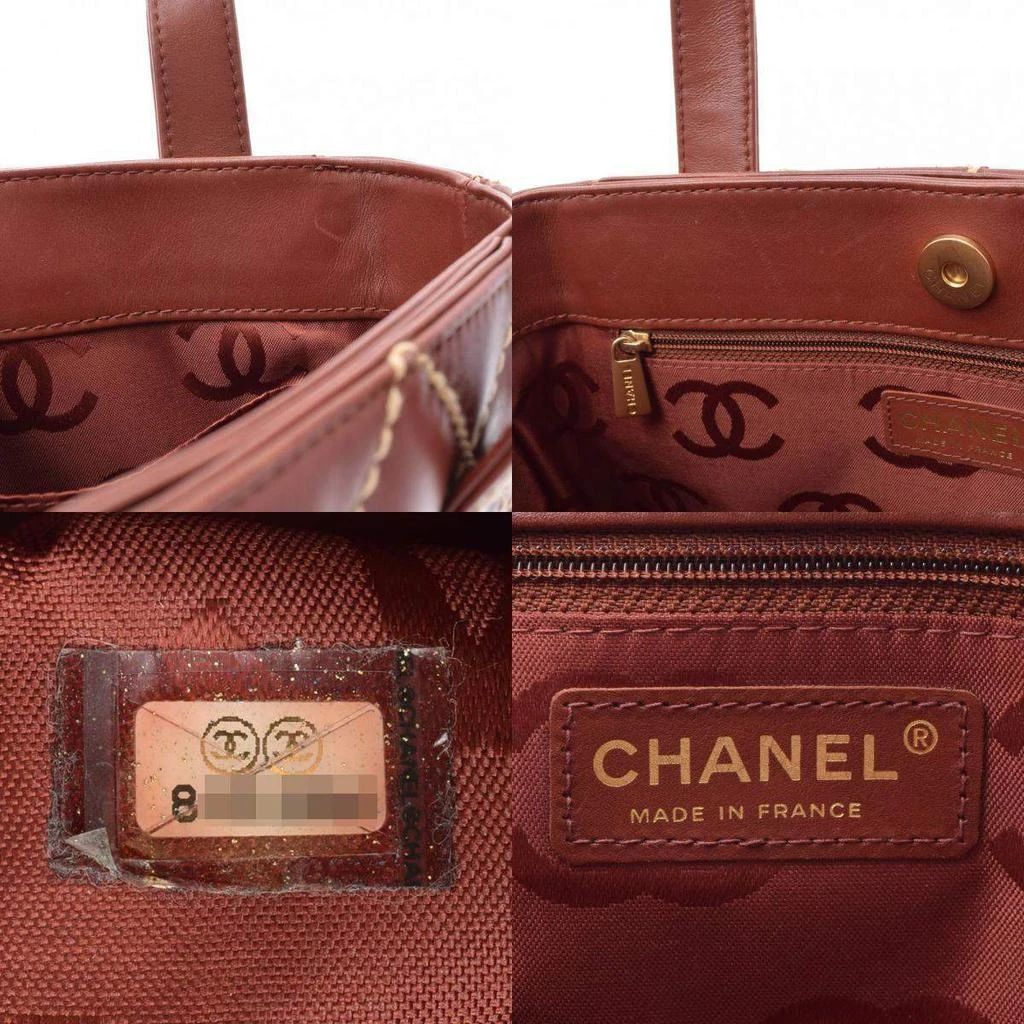 Chanel Brown Leather Wild Stitch Tote Bag 商品