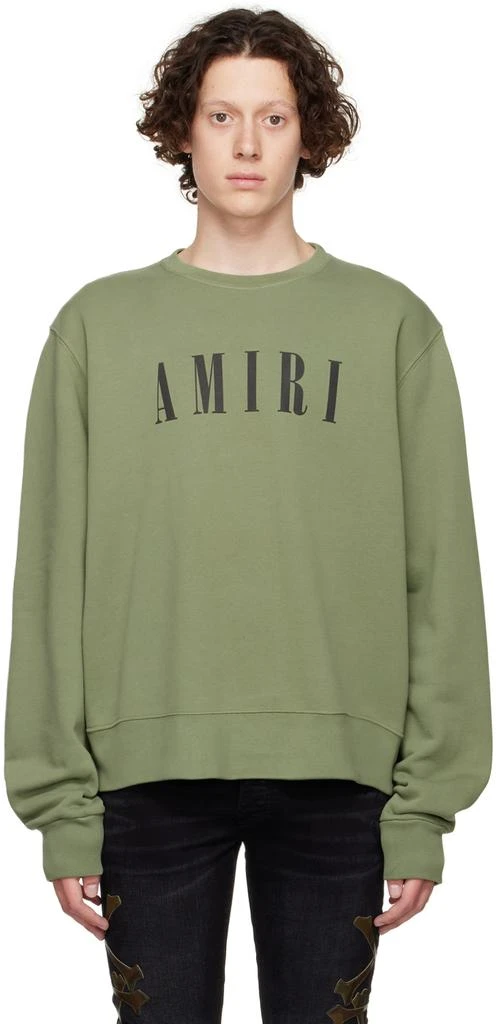 商品AMIRI|Khaki Cotton Sweatshirt,价格¥3137,第1张图片