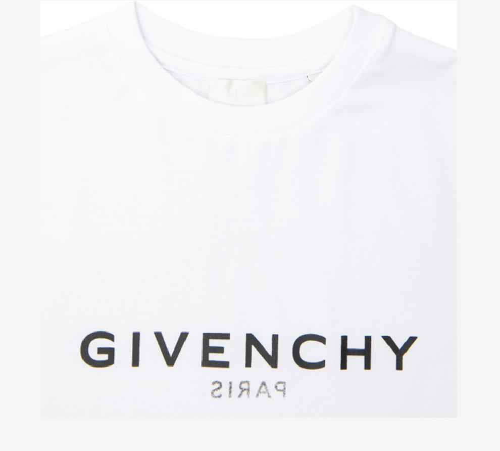 商品Givenchy|大童款 白色logo印花T恤【香港仓极速发货】,价格¥1161,第7张图片详细描述