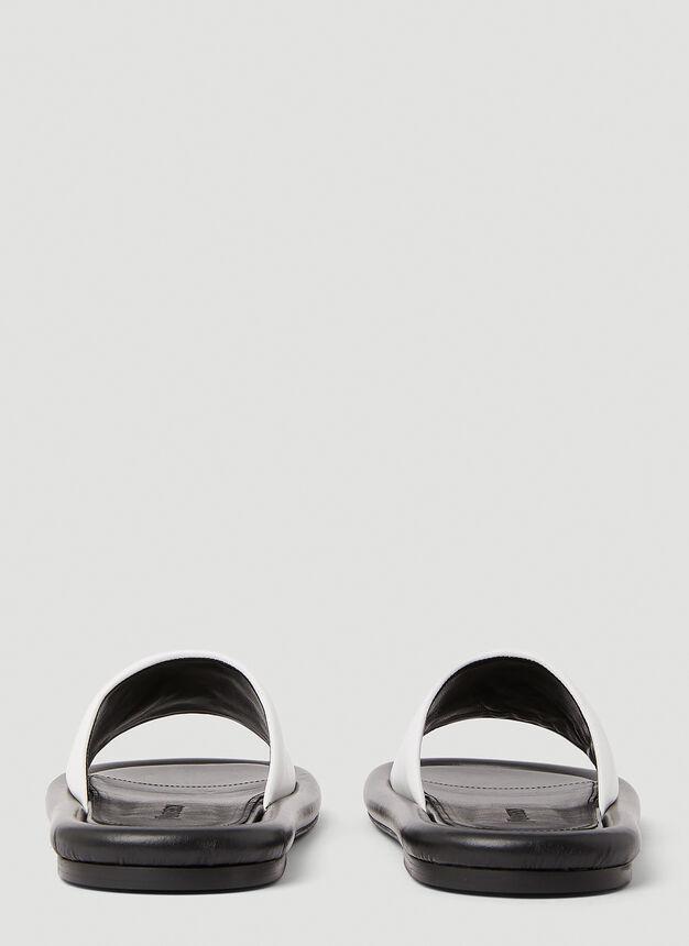 商品JW Anderson|Bumper Flat Sandals in White,价格¥2002,第6张图片详细描述