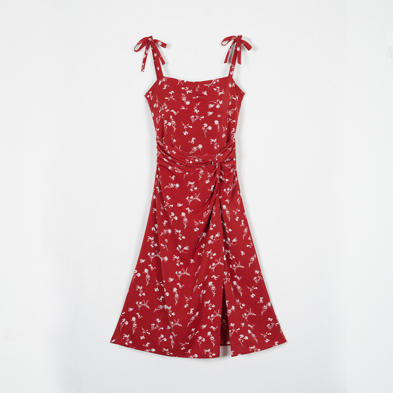 Lorraine连衣裙 - 红色印花  | Lorraine Dress - Red Floral商品第7张图片规格展示