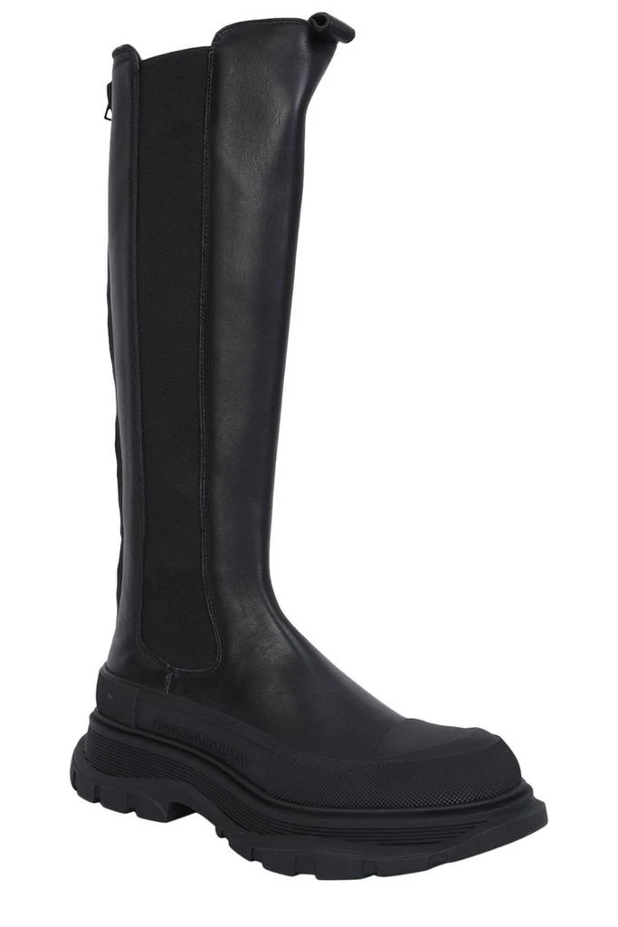 商品Alexander McQueen|Alexander McQueen Round-Toe Knee-High Boots,价格¥5330,第2张图片详细描述