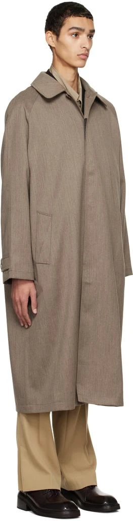 商品mfpen|SSENSE Exclusive Taupe Installation Coat,价格¥1998,第2张图片详细描述