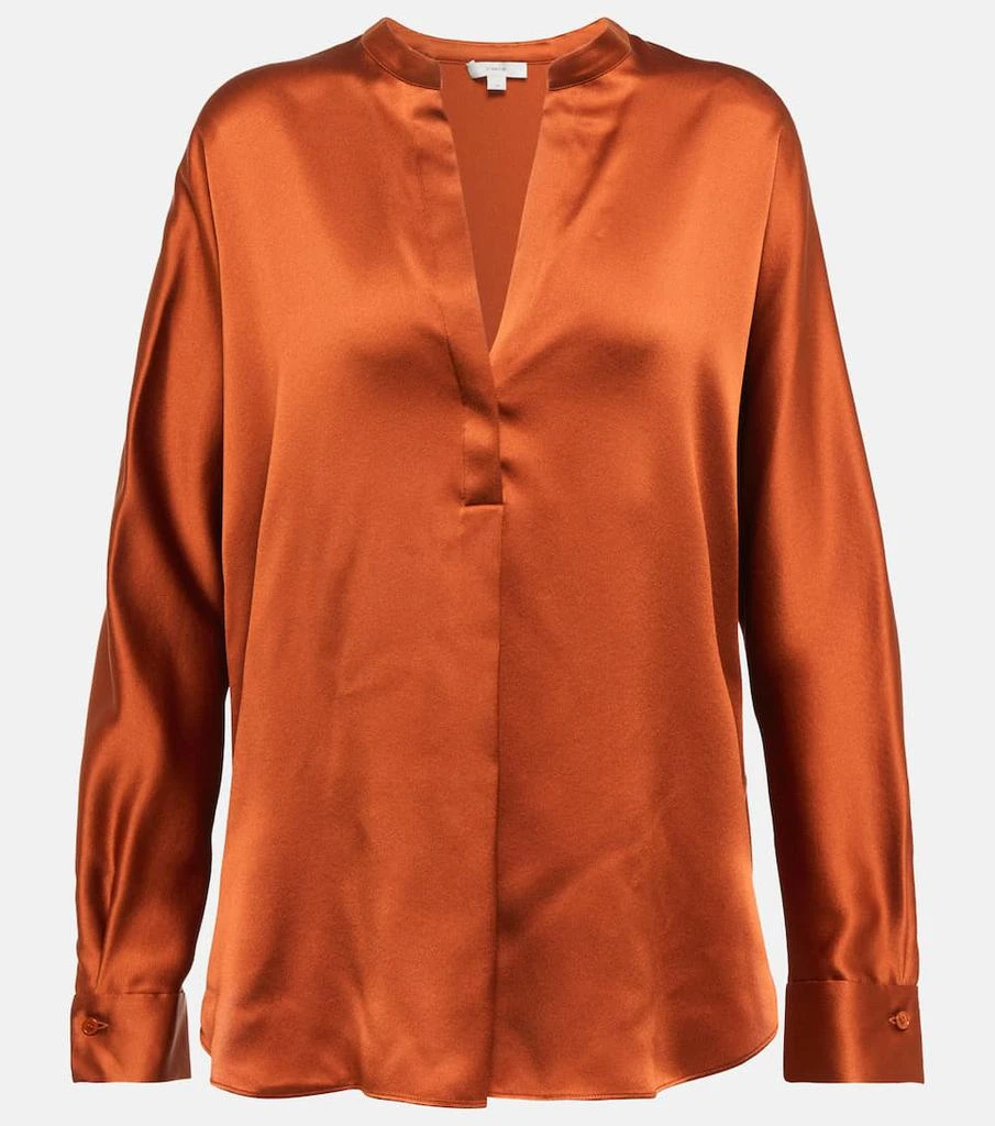 商品Vince|Silk satin blouse,价格¥2136,第1张图片