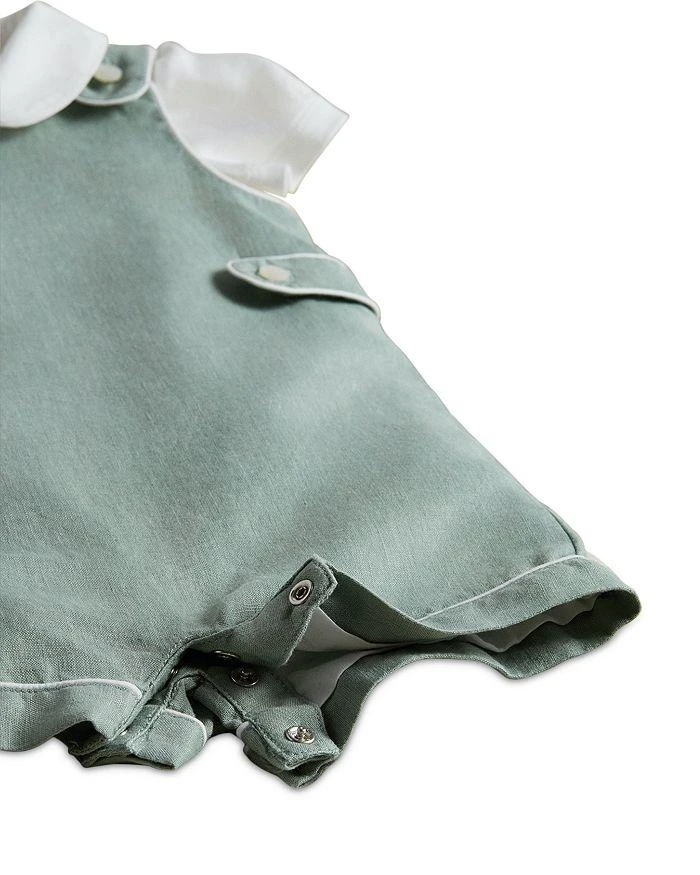 商品Ralph Lauren|Boys' Cotton Bodysuit & Linen Overall Set - Baby,价格¥835,第4张图片详细描述