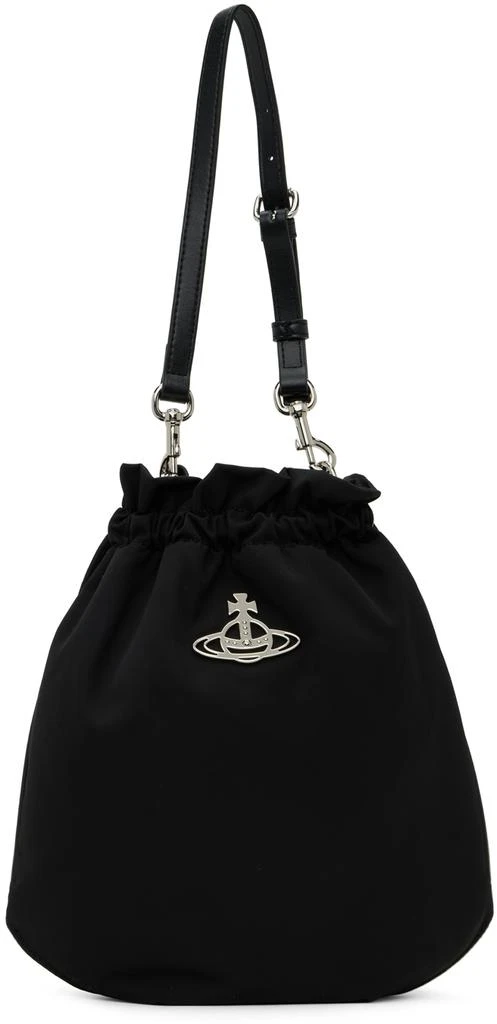 商品Vivienne Westwood|Black Drawstring Shoulder Bag,价格¥2304,第1张图片
