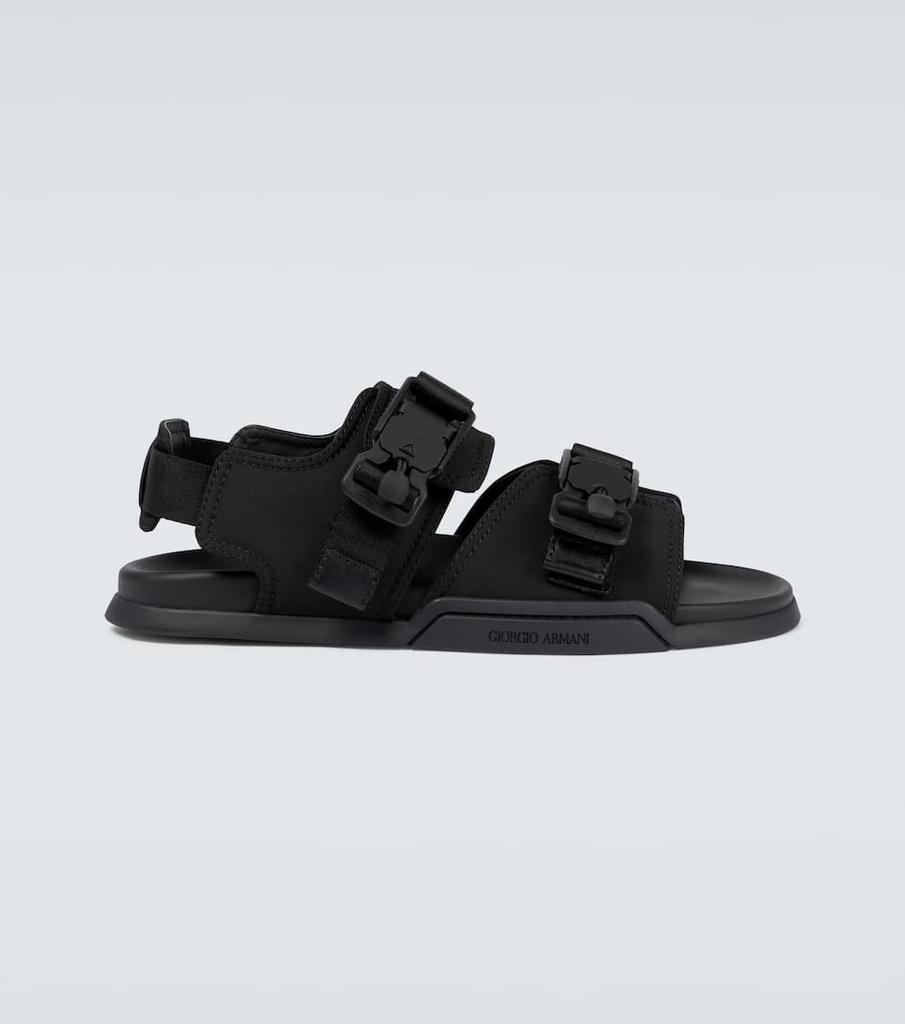 商品Giorgio Armani|Buckled sandals,价格¥5899,第1张图片
