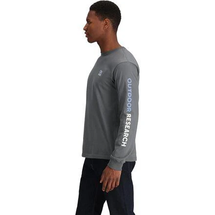 商品Outdoor Research|Lockup Chest Logo Long-Sleeve T-Shirt - Men's,价格¥162,第5张图片详细描述