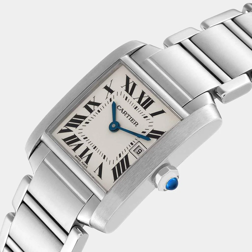 商品[二手商品] Cartier|Cartier Tank Francaise Midsize Silver Dial Steel Ladies Watch W51011Q3 25 x 30 mm,价格¥29263,第2张图片详细描述