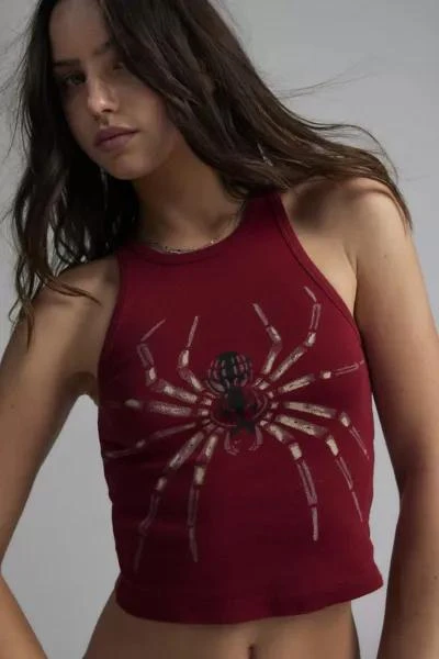 商品Urban Outfitters|Gracie Spider Graphic Crop Tank Top,价格¥266,第1张图片