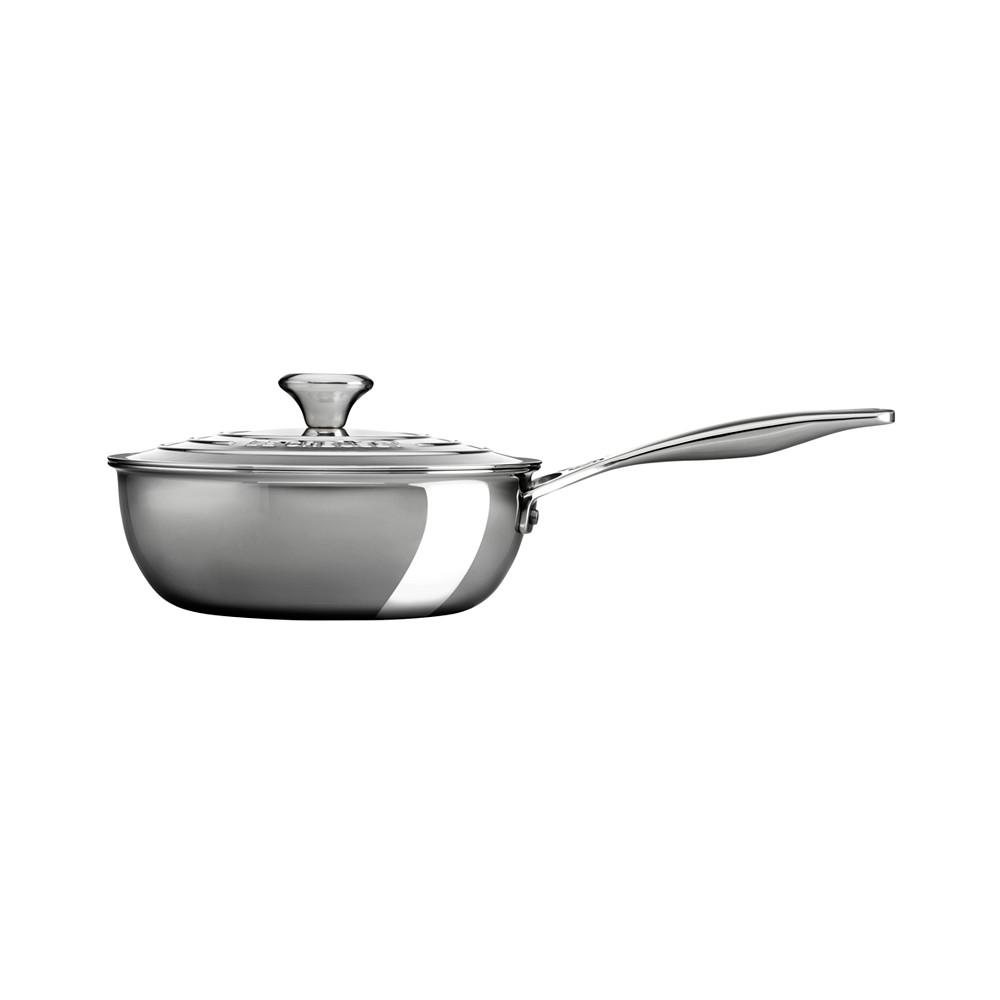Stainless Steel 2-Qt. Saucier Pan with Lid商品第3张图片规格展示
