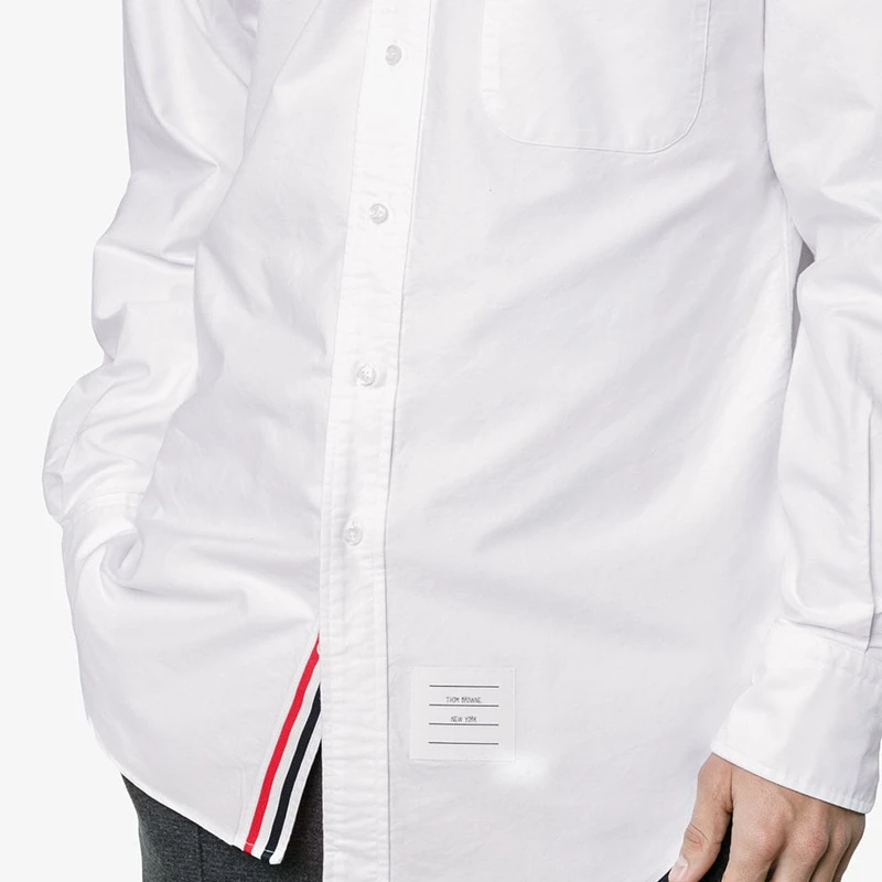 THOM BROWNE 白色男士衬衫 MWL010E-00139-100 商品