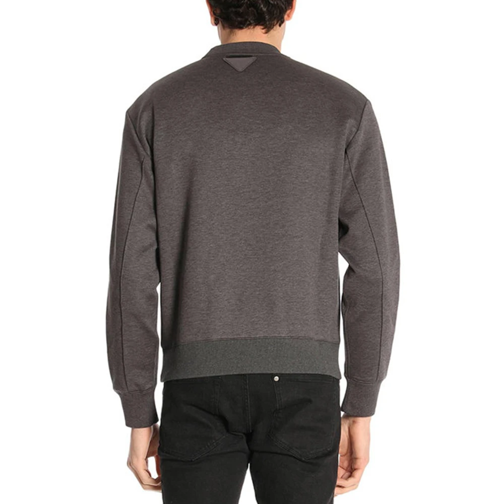 PRADA 男士深灰色棉质圆领卫衣 UJL988-1MOA-F0480 商品