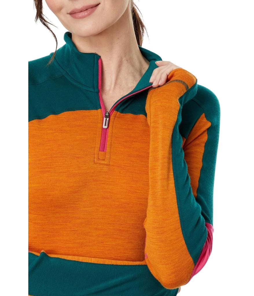 商品SmartWool|Classic Thermal Merino Base Layer Color-Block 1/4 Zip,价格¥935,第3张图片详细描述