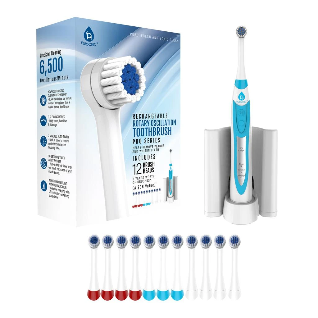 商品PURSONIC|Rechargeable Rotary Oscillation Toothbrush Pro Series,价格¥239,第1张图片